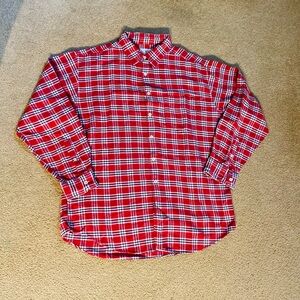 J. Crew Men’s Flannel Long-Sleeved Shirt